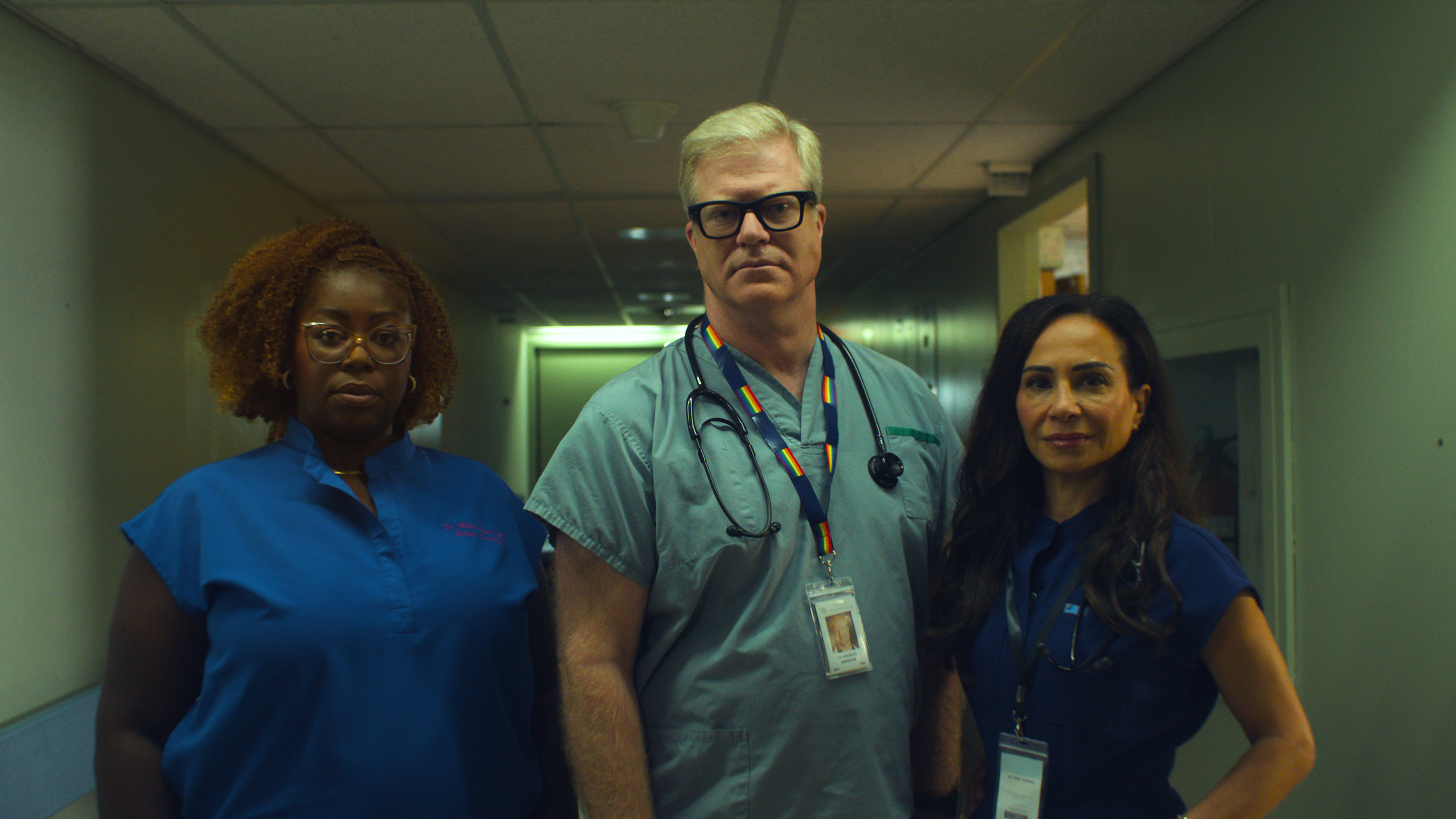 From left to right: Dr. Omole, Dr. Milne and Dr. Tajirian are seen in a campaign photo for the OMA's We Won't Give Up.