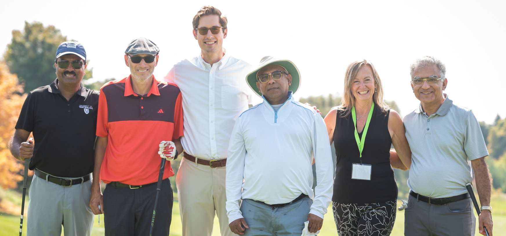 From left: Drs. Srinu Kammila, Laurie Goldberg, OMA President Dr. Dominik Nowak, Thangarajah Sornarajah, OMF Vice President Janet Lambert and Dr. Bharat Maini.