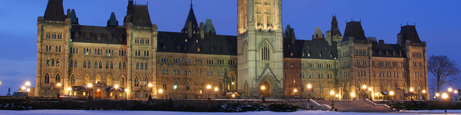 Parliament building centre block and the peace tower.